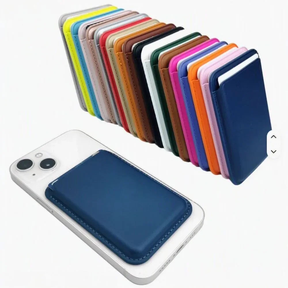 Personalised Pu Leather Phone Back Card Case Wallet for Iphone Magsafe